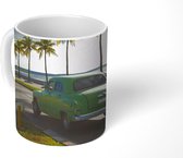 Mok - Vintage - Auto - Palm - 350 ML - Beker - Uitdeelcadeautjes