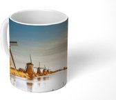 Mok - Koffiemok - Molen - Holland - Landschap - Mokken - 350 ML - Beker - Koffiemokken - Theemok