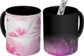 Magische Mok - Foto op Warmte Mok - een roze lucht boven de natuur - 350 ML - Uitdeelcadeautjes