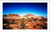 Walljar - Capitol Reef - Muurdecoratie - Canvas schilderij