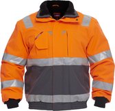 FE Engel Pilot Jas EN 20471 1172-928 - Oranje/Grijs 1025 - 3XL