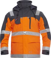 FE Engel Parka Jas EN 20471 1000-928 - Oranje/Grijs 1025 - 2XL