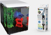 Aquarium SET met decoratie - filter - stofzuiger en verlichting