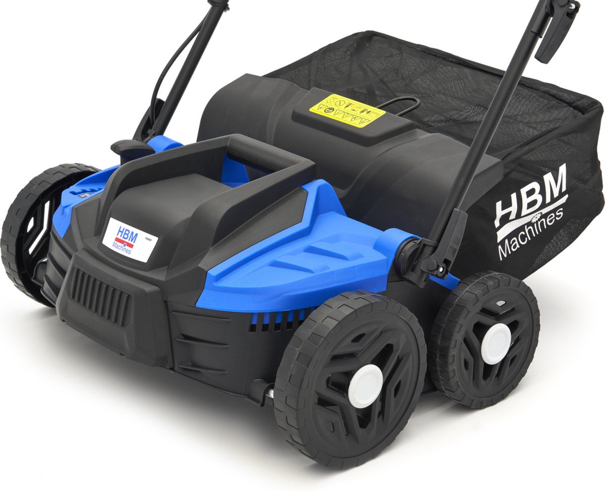 1500W Verticuteermachine 360 mm inclusief Raker Verticuteerdiepte 3mm, 6mm, 9mm, 10mm en 12mm thumbnail 3