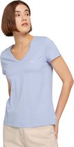 TOM TAILOR relaxed v-neck tee Dames T-shirt - Maat S