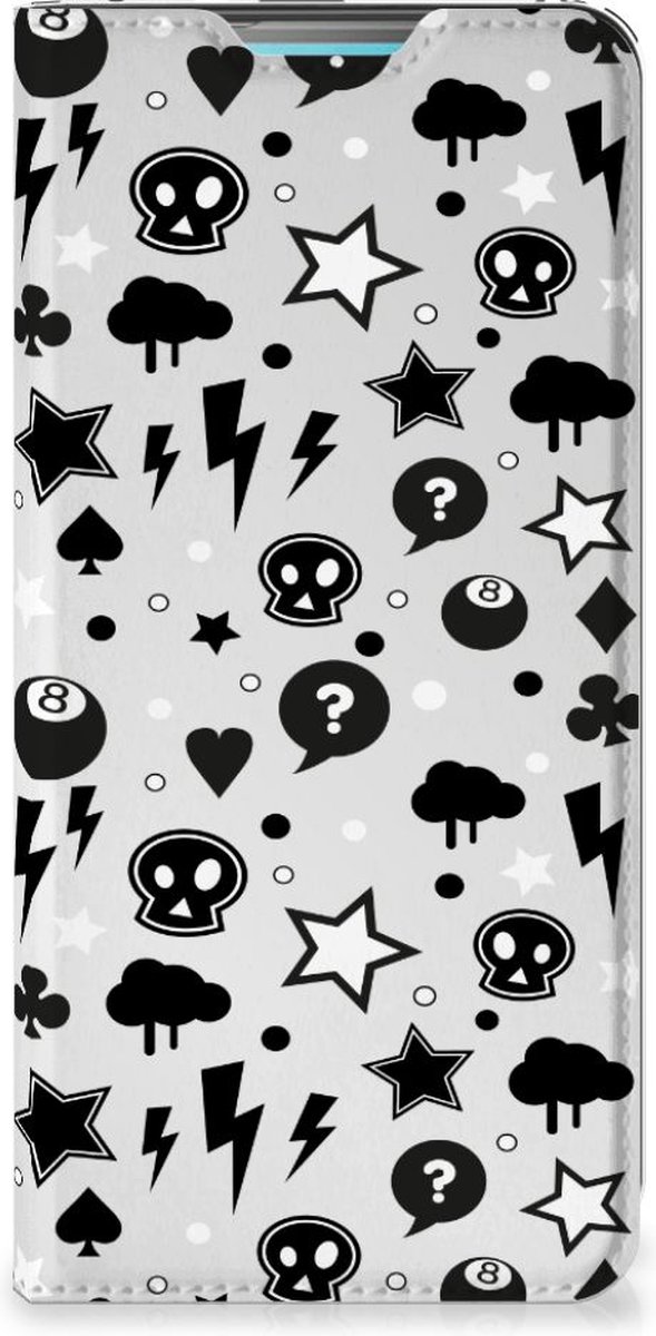Mobiel BookCase Samsung Galaxy A53 Silver Punk