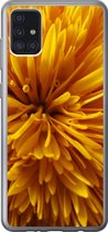 Geschikt voor Samsung Galaxy A52 5G hoesje - Paardenbloem - Geel - Abstract - Siliconen Telefoonhoesje