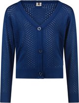 B.Nosy meisjes gebreid vest met knopen Night Blue