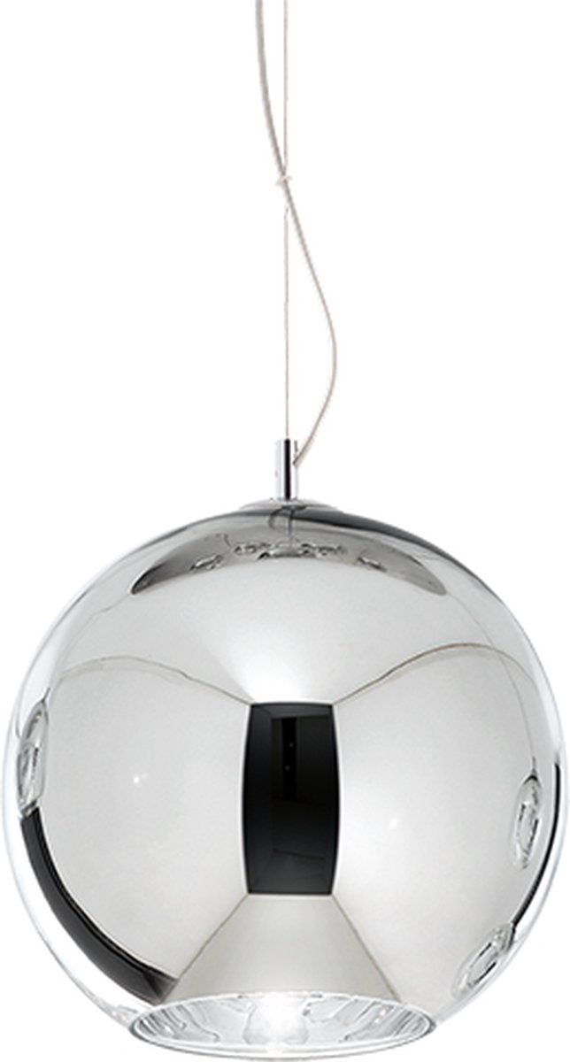 Ideal Lux - Nemo - Hanglamp - Metaal - E27 - Chroom - Voor binnen - Lampen - Woonkamer - Eetkamer - Keuken