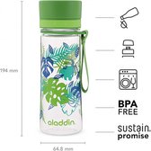 aladdin-waterfles-aveo-19-4-cm-350-ml-groen-blauw