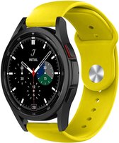 Strap-it Samsung Galaxy Watch 4 Classic 46mm sport band - geel