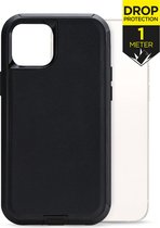 Mobilize Defender Telefoonhoesje geschikt voor Apple iPhone 12 Mini Hoesje Hardcase Backcover Shockproof - Zwart
