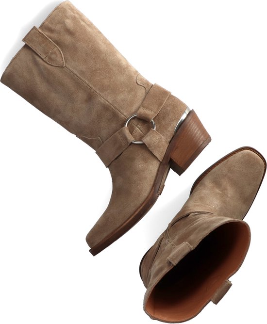 VIA VAI Paige Ring Hoge Laarzen Beige Maat 38 bol