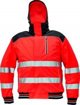 CRV Knoxfield Hi-Vis Pilot Winterjas 03010466 - Fluo Rood - 3XL