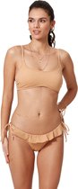 No Gossip Bustier bikiniset met Franje en borstkussen NUDE 36