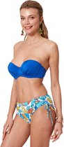 No Gossip Bandeau cupped bikini set Kleurrijk Bloemenpatroon met schouderbandjes MULTICOLOR 44