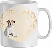 Mok Jack Russel 4.5| Hond| Hondenliefhebber | Cadeau| Cadeau voor hem| cadeau voor haar | Beker 31 CL