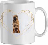 Mok Sharpei 2.2| Hond| Hondenliefhebber | Cadeau| Cadeau voor hem| cadeau voor haar | Beker 31 CL