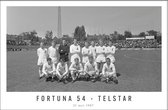 Walljar - Fortuna 54 - Telstar '67 - Muurdecoratie - Canvas schilderij