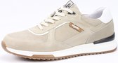 Australian Heren Sneaker - Frederico 15.1543.03-U3S Lichtbeige - Maat 42