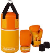 ScSPORTS® Boksset voor kinderen - 3 kg - Bokszak met bokshandschoen - Incl. sporttas en bandages