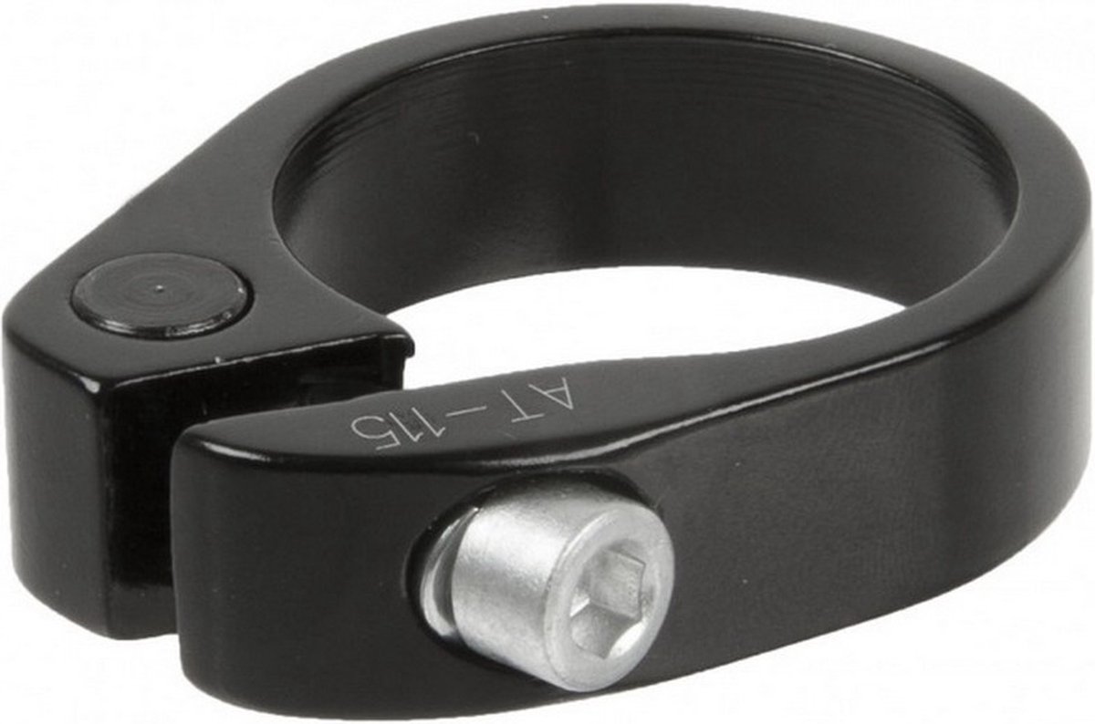 Zadelpenklem 31,8 mm zwart