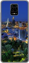 Geschikt voor Xiaomi Redmi Note 10 Lite hoesje - Rotterdam - Nederland - Skyline - Siliconen Telefoonhoesje
