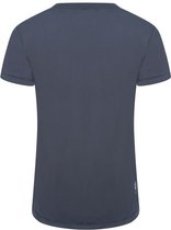 Het Dare2B Unwind T-shirt met korte mouwen - dames - zacht - grafisch - Blauw