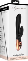 Heating G-Spot Vibrator - Exquisite - Black - Silicone Vibrators black