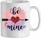 Be mine' roze paars| Cadeau| cadeau voor haar| cadeau voor hem | Beker 31 CL| Liefde| Valentijn