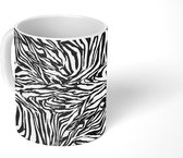 Mok - Koffiemok - Patroon - Zebra - Vacht - Mokken - 350 ML - Beker - Koffiemokken - Theemok