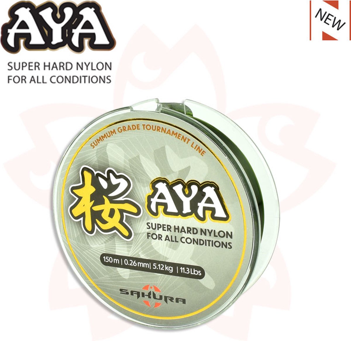 Sakura Aya Grijs 150m - Maat : 0.23mm