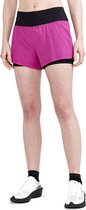 Craft Adv Essence 2-in-1 Short Dames - Sportbroeken - roze - maat XS