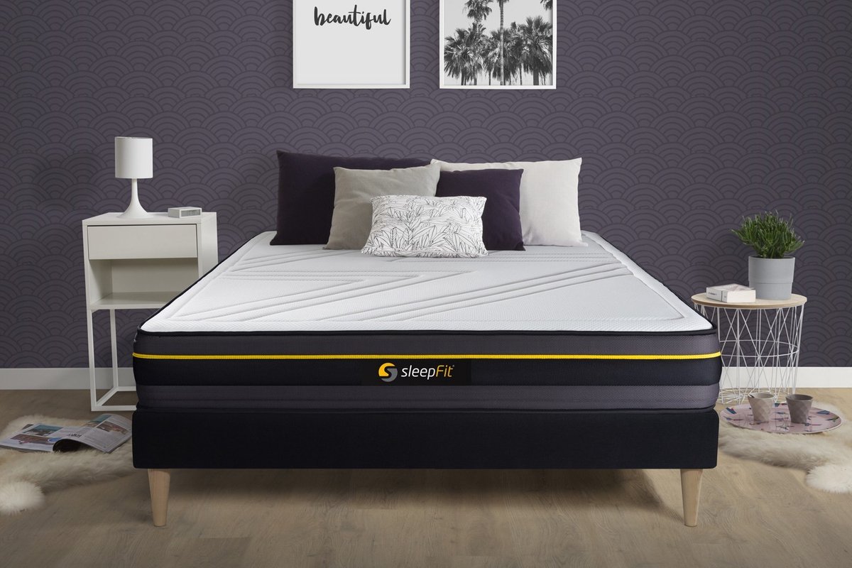 ACTIVE matras 200x200cm , Traagschuim , Stevig, 5 comfortzones