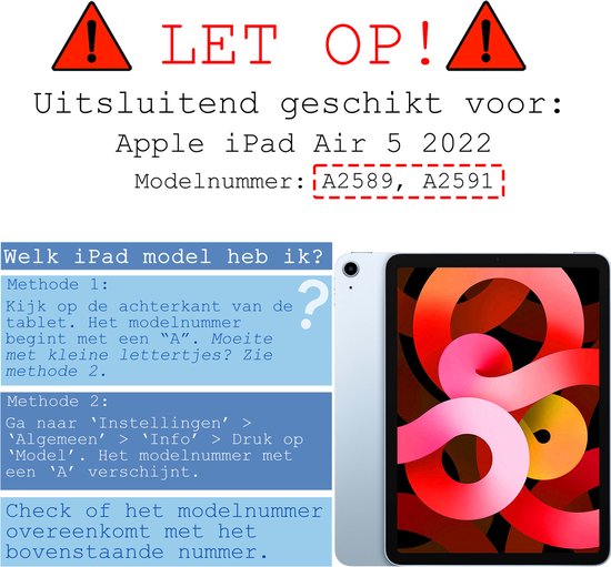 iPad Air 5 Cover Kids Case with 2x Screen Protector - iPad Air 5 Screen Protector Glas - Child Friendly iPad Air 2022 Cover Kids Case Vert