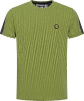 Gabbiano T-shirt T Shirt Met Geometrisch Patroon 152588 Lime Mannen Maat - S