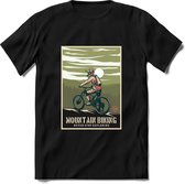 Mountain Biking | TSK Studio Mountainbike kleding Sport T-Shirt | Groen | Heren / Dames | Perfect MTB Verjaardag Cadeau Shirt Maat S