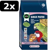 2x ORLUX GOLD PATEE GR PARKIET/PAP 1KG