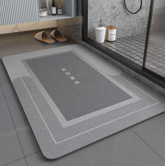 Klacht verlegen terugbetaling Luxe absorberende anti slip badmat - badkamer mat - 60x90 - badkamer -  douchemat - wc mat | bol.com