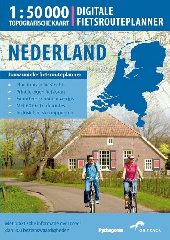 Cover van het boek 'Digitale fietsrouteplanner (4 dvd's)  / Nederland' van On Track