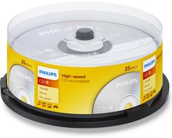 Philips - Philips CR7D5NB25/00 700 MB/80 min. 52x CD-R - 30 Dagen Niet Goed Geld Terug