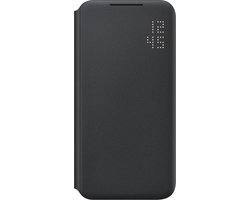 Samsung Galaxy S22 (S901) Origineel - LED Wallet Book Case - Zwart