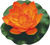 waterlelie Lotus 17 cm foam oranje/groen
