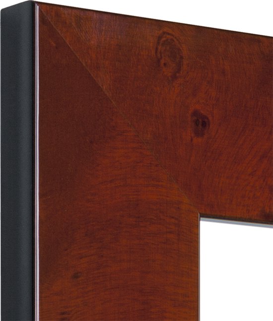 Cadre photo - Noeud ronce - Profil de 4 cm de large - Format photo 28x35 - Verre clair - Art.nr. 1060528352