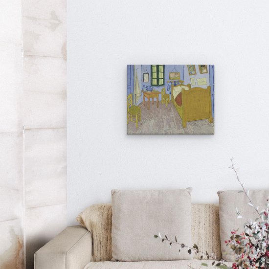 Artaza Toile Peinture La Chambre à Arles - Vincent van Gogh - 50x40 - Art - Impression sur Toile