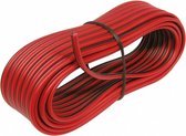 luidsprekerkabel 0,75 mm√Ç¬≤ 10 meter zwart/rood