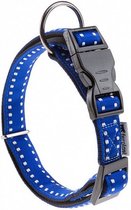 klikhalsband honden Cricket 50 cm nylon blauw