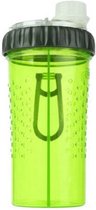 reisfles drinken en voer Snack-DuO 437 ml groen