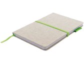 notitieboek Eco A5 jute/katoen bruin/groen