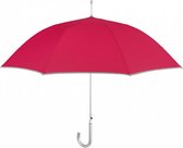 paraplu dames 112 cm automatisch microvezel rood